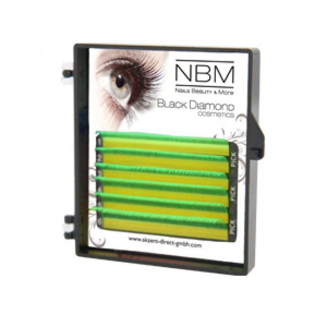 BDC Neon Lashes B-Curl 0,07 Mix green