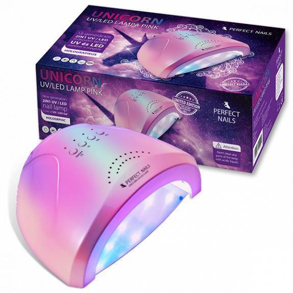 Perfect Nails UV/LED lámpa (unicorn pink)